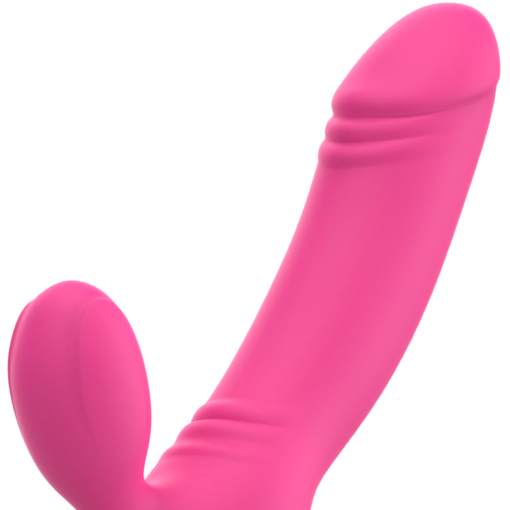 OHMAMA - VIBRATORE BIX DOPPIA STIMOLAZIONE EDIZIONE NATALIZIA ROSA - immagine 3