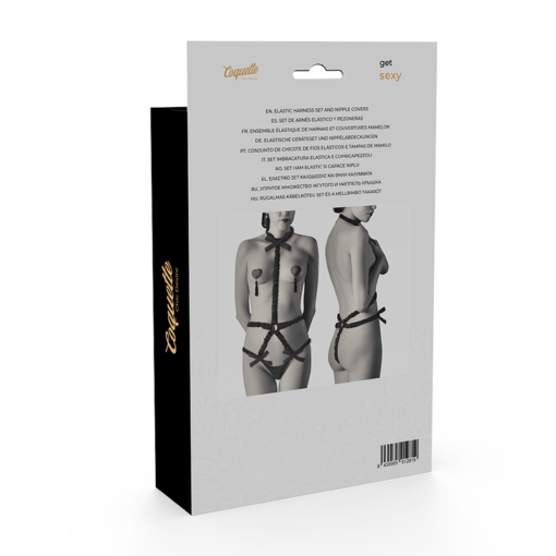 COQUETTE CHIC DESIRE - SET DI LINGERIE CON COPRITEPI DELUXE - immagine 5