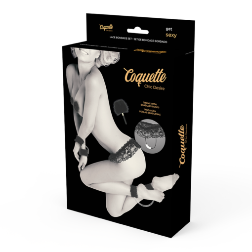 COQUETTE CHIC DESIRE - ACCESSORI IN PIZZO SET BONDAGE DELUXE - immagine 9