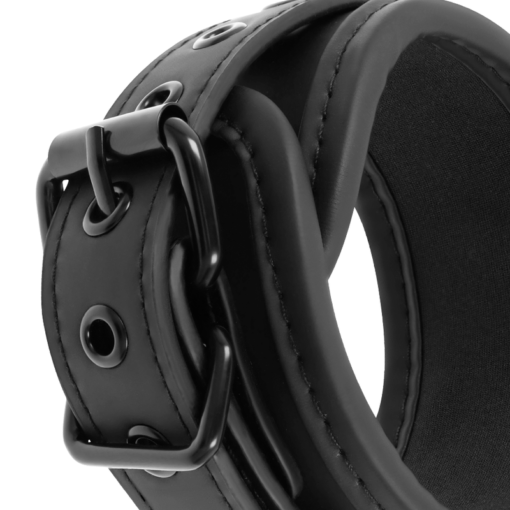 FETISH SUBMISSIVE - SET DI MANETTE E CRAVATTE CON FODERA IN NOPRENE - immagine 8