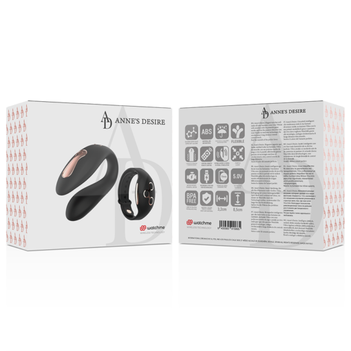 ANNE'S DESIRE - DUAL PLEASURE TECNOLOG A WATCHME NERO/ORO - immagine 16