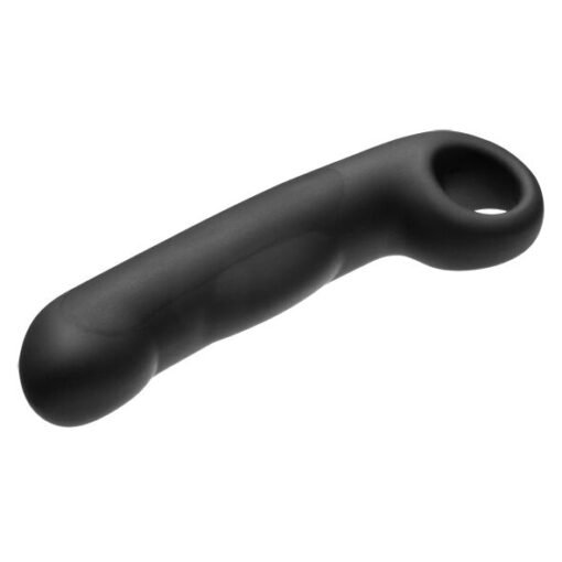 ELECTRASTIM - DILDO IN SILICONE NERO OVID - immagine 5