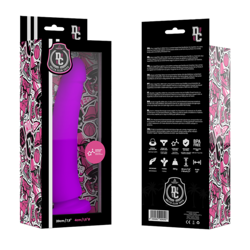 DELTA CLUB - TOYS DILDO MEDICO LILLA IN SILICONE 20 CM -O- 4 CM - immagine 4