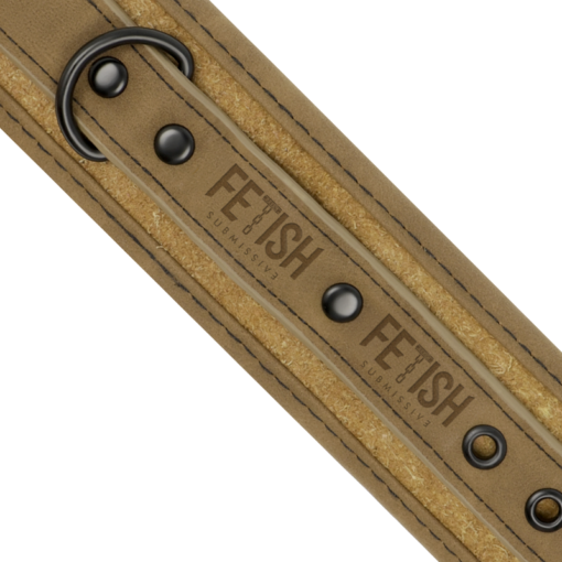 FETISH SUBMISSIVE ORIGIN - MANETTE IN PELLE VEGANA CON FODERA IN NEOPRENE - immagine 4
