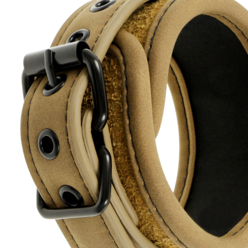 FETISH SUBMISSIVE ORIGIN - MANETTE IN PELLE VEGANA CON FODERA IN NEOPRENE - immagine 3
