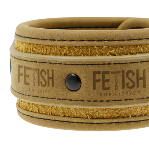 FETISH SUBMISSIVE ORIGIN - MANETTE IN PELLE VEGANA CON FODERA IN NEOPRENE - immagine 7