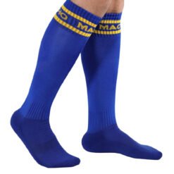 Alternative view of MACHO - CALZINO LUNGO TAGLIA UNICA BLU