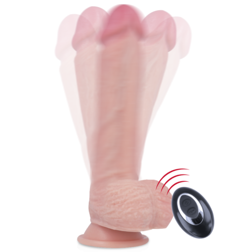 ROCKARMY - IMBRACATURA + VIBRATORE IN SILICONE LIQUIDO TELECOMANDO APACHE PREMIUM 20.5 CM -O- 4.62 CM - immagine 5