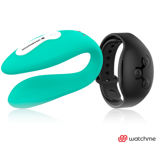 WEARWATCH - OROLOGIO VIBRATORE A DOPPIA TECNOLOGIA ACQUAMARINA / JET - immagine 2