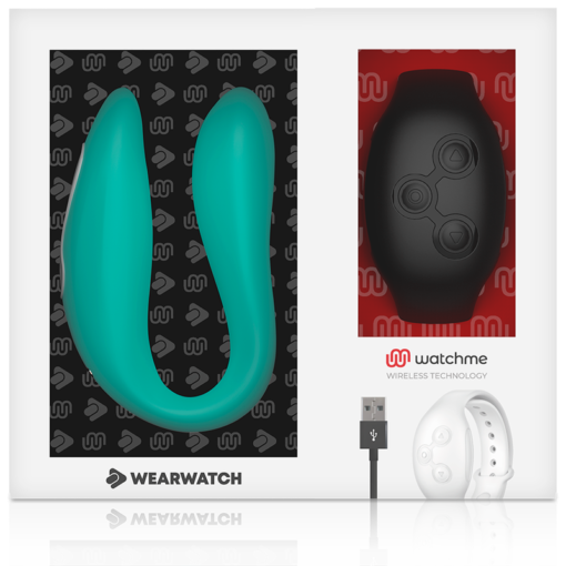 WEARWATCH - OROLOGIO VIBRATORE A DOPPIA TECNOLOGIA ACQUAMARINA / JET - immagine 5