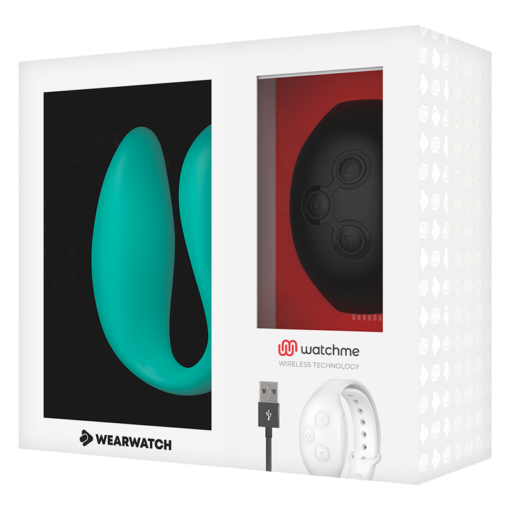 WEARWATCH - OROLOGIO VIBRATORE A DOPPIA TECNOLOGIA ACQUAMARINA / JET - immagine 6