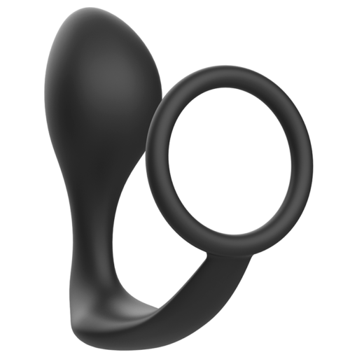 ADDICTED TOYS - PLUG ANALE CON ANELLO IN SILICONE NERO - immagine 3