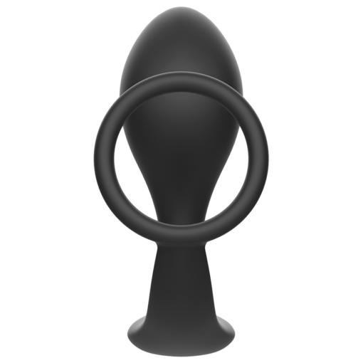 ADDICTED TOYS - PLUG ANALE CON ANELLO IN SILICONE NERO - immagine 4