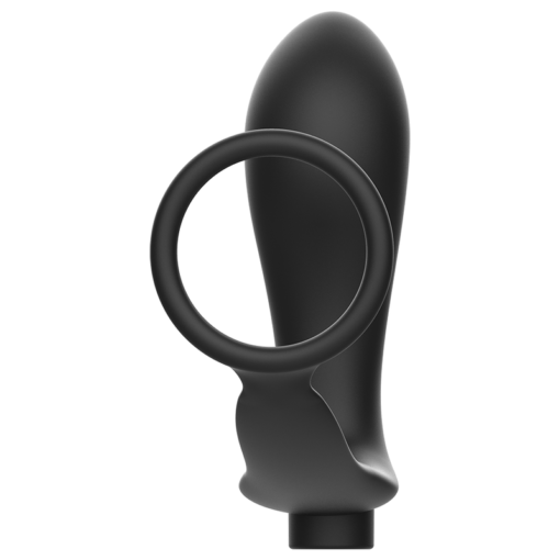 ADDICTED TOYS - ANELLO PER PENE CON TELECOMANDO PLUG ANALE NERO RICARICABILE - immagine 6