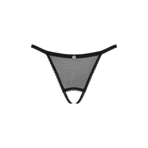 OBSESSIVE - PERIZOMA SENZA CAVALLO CELIA NOIR M/L - immagine 5