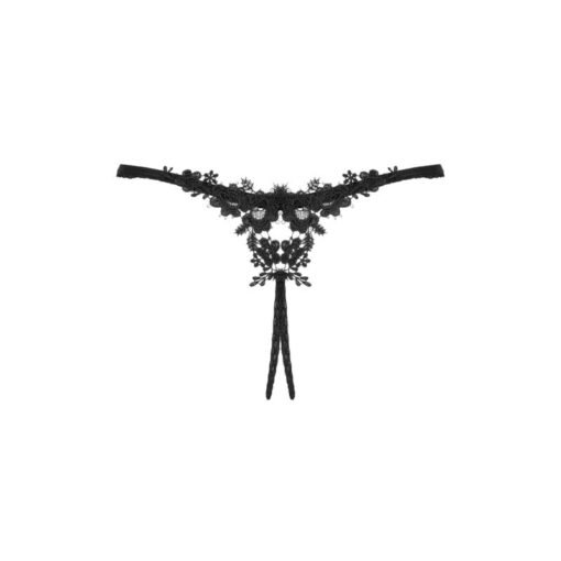 OBSESSIVE - PERIZOMA SENZA CAVALLO CELIA NOIR M/L - immagine 6