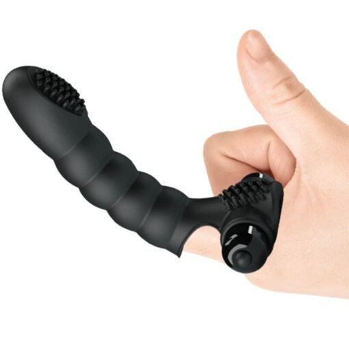 PRETTY LOVE - VIBRATORE DA DITA ALEXANDER 10 VIBRAZIONI NERO - immagine 3