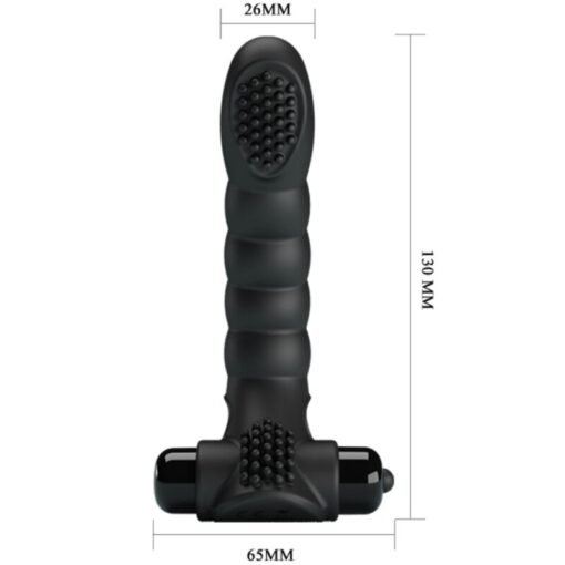 PRETTY LOVE - VIBRATORE DA DITA ALEXANDER 10 VIBRAZIONI NERO - immagine 4