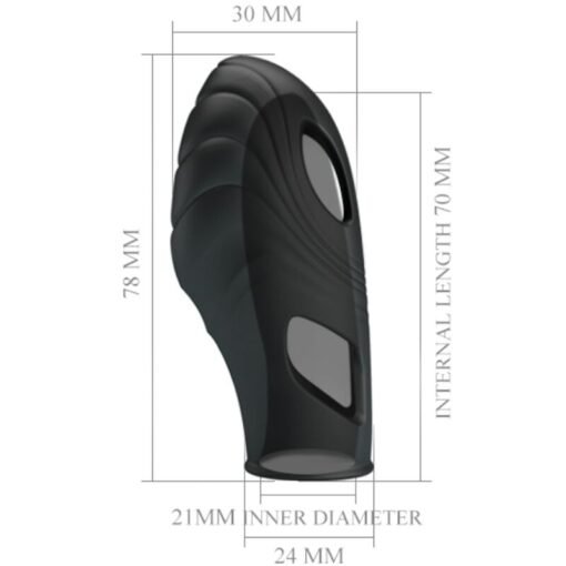 PRETTY LOVE - VIBRATORE DA DITA IN SILICONE LICH NERO - immagine 7
