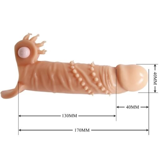 PRETTY LOVE - CONNOR GUAINA PER PENE + STIMOLATORE PER CLITORIDE FLESH - immagine 6