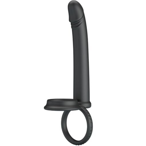 PRETTY LOVE - DILLION DOPPIA PENETRAZIONE DOPPIO ANELLO PER IL PENE NERO - immagine 2