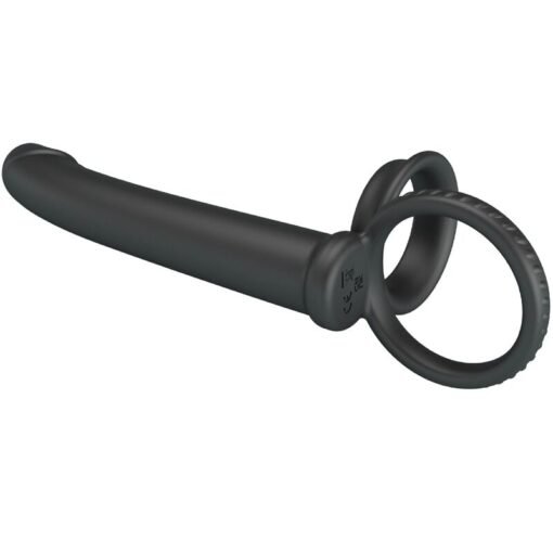 PRETTY LOVE - DILLION DOPPIA PENETRAZIONE DOPPIO ANELLO PER IL PENE NERO - immagine 3