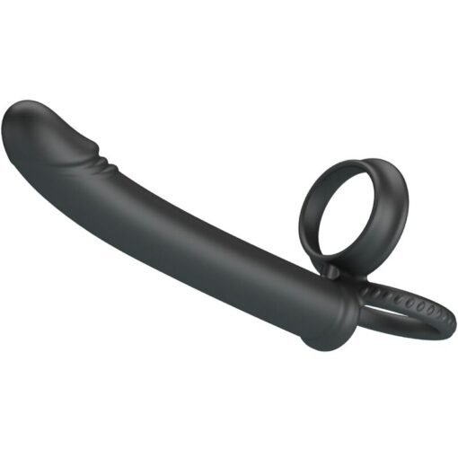 PRETTY LOVE - DILLION DOPPIA PENETRAZIONE DOPPIO ANELLO PER IL PENE NERO - immagine 5