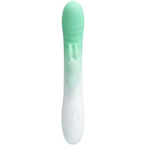 PRETTY LOVE - VIBRATORE CONIGLIO CERBERUS 3O VIBRAZIONI VERDE - immagine 2