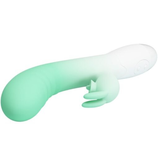 PRETTY LOVE - VIBRATORE CONIGLIO CERBERUS 3O VIBRAZIONI VERDE - immagine 5