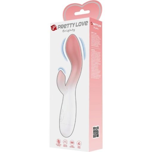 PRETTY LOVE - VIBRATORE PUNTO G LUMINOSO + STIMOLATORE CLITORIDEO 30 VIBRAZIONI ROSA - immagine 6