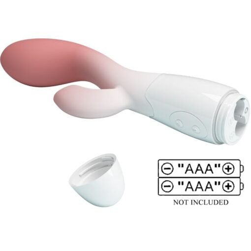 PRETTY LOVE - VIBRATORE PUNTO G LUMINOSO + STIMOLATORE CLITORIDEO 30 VIBRAZIONI ROSA - immagine 5
