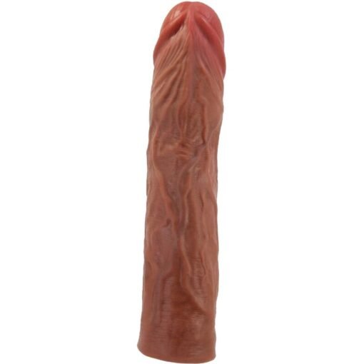 PRETTY LOVE - DEREK GUAINA PER PENE CON ESTENSIONE 7,6 CM MULATTO - immagine 2