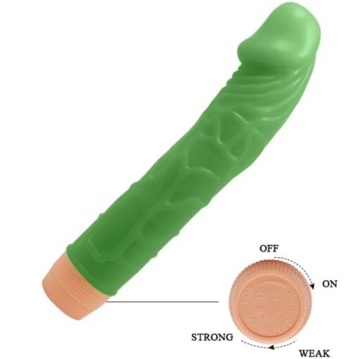 BAILE - BILL VIBRATORE REALISTICO 22,5 CM VERDE - immagine 4