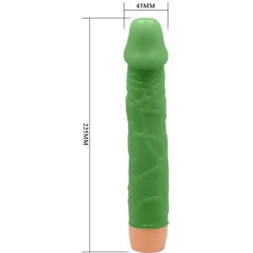 BAILE - BILL VIBRATORE REALISTICO 22,5 CM VERDE - immagine 5
