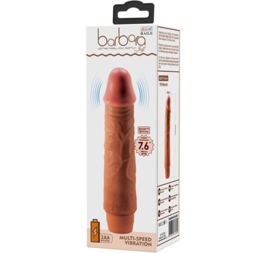 BAILE - JEFF VIBRATORE REALISTICO 19,5 CM MULATTO - immagine 6