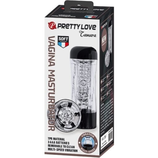 PRETTY LOVE - TAMARA MASTURBATORE MASCHILE VIBRATORE MULTI-VELOCITÀ NERO - immagine 10