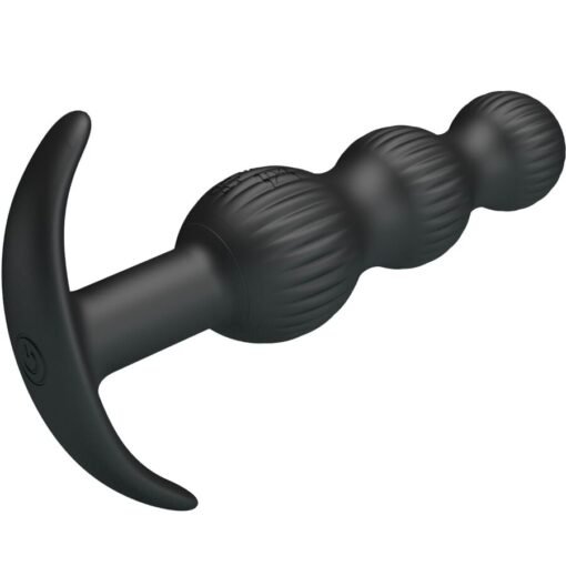 PRETTY LOVE - SIDNEY VIBRATORE ANALE 10 VIBRAZIONI NERO - immagine 4