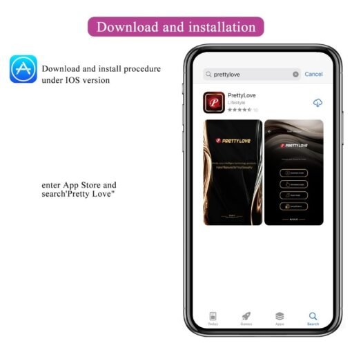 PRETTY LOVE - VIBRATORE CONTROLLATO DA APP LEVIATHAN VIOLA - immagine 10