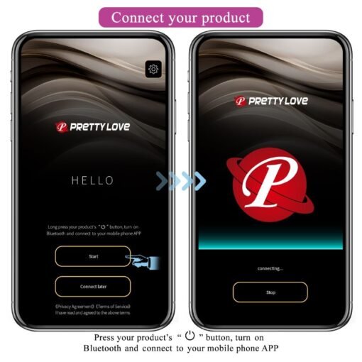 PRETTY LOVE - VIBRATORE CONTROLLATO DA APP LEVIATHAN VIOLA - immagine 12