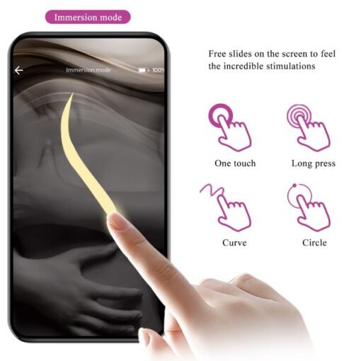 PRETTY LOVE - VIBRATORE CONTROLLATO DA APP LEVIATHAN VIOLA - immagine 15