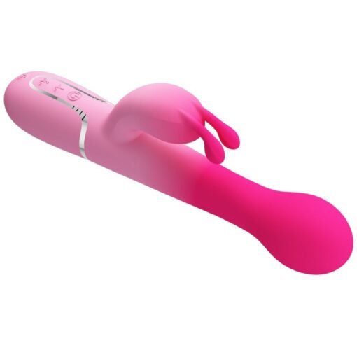 PRETTY LOVE - DEJON 3 IN 1 MULTIFUNZIONE VIBRATORE CONIGLIO ROSA - immagine 7