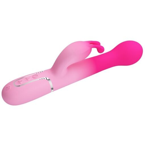 PRETTY LOVE - DEJON 3 IN 1 MULTIFUNZIONE VIBRATORE CONIGLIO ROSA - immagine 5