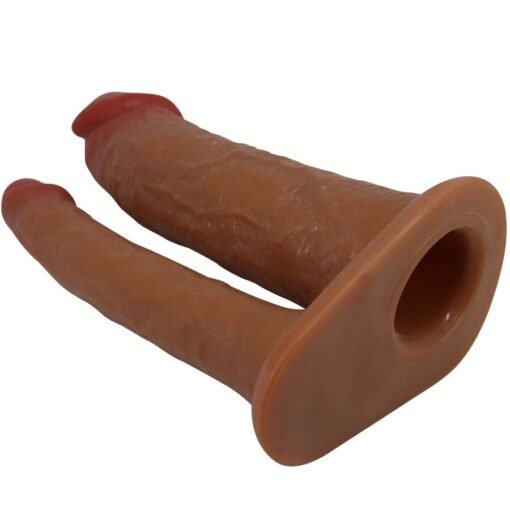 PRETTY LOVE - SLIP KEAVEN HARNESS UNIVERSALE E COMODO DOPPIO DILDO - immagine 3