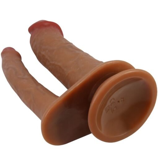 PRETTY LOVE - HULBERT DOPPIO DILDO REALISTICO CON VIBRAZIONE MULATO - immagine 4