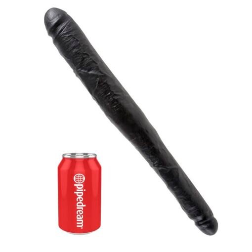 KING COCK DILDO DOBLE NEGRO 40.6 CM - immagine 3