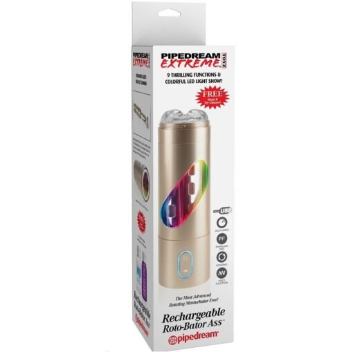 EXTREME TOYZ - ROTO BATOR USB MASTURBATORE MASCHILE ANO - immagine 6