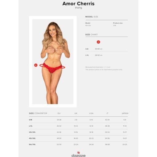 OBSESSIVE - PERIZOMA AMOR CHERRIS L/XL - immagine 7
