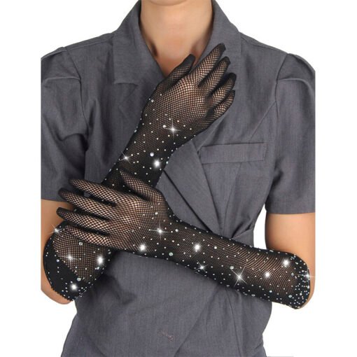 SUBBLIME - 957469SHINE GUANTI TRASPARENTI NERI S/M - immagine 2