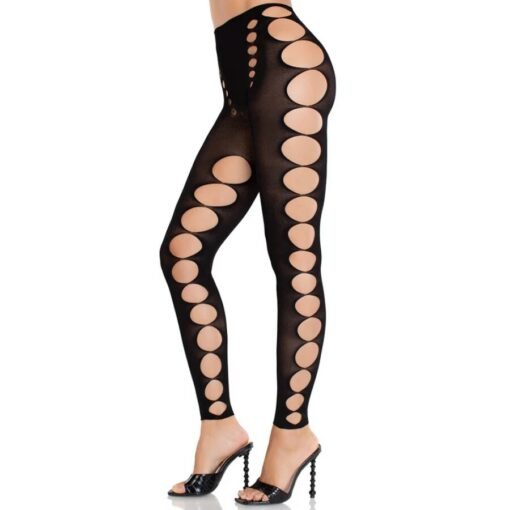 LEG AVENUE - CALZE COPRENTI SENZA CUCITURE SENZA SPALLINE NERE - immagine 2