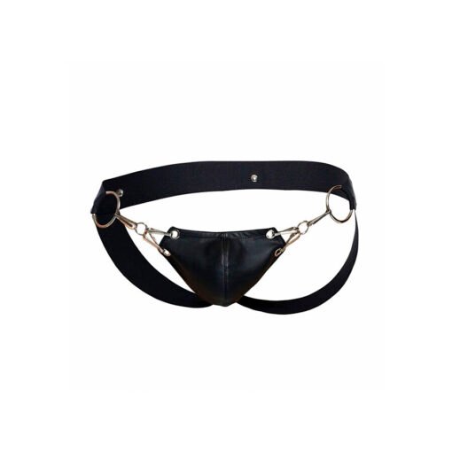 MOB - DNGEON JOCKSTRAP NERO A PRESSIONE TAGLIA UNICA - immagine 6